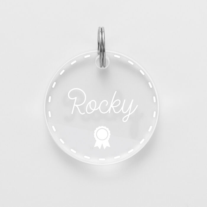 Médaille cheval personnalisée acrylique ronde M