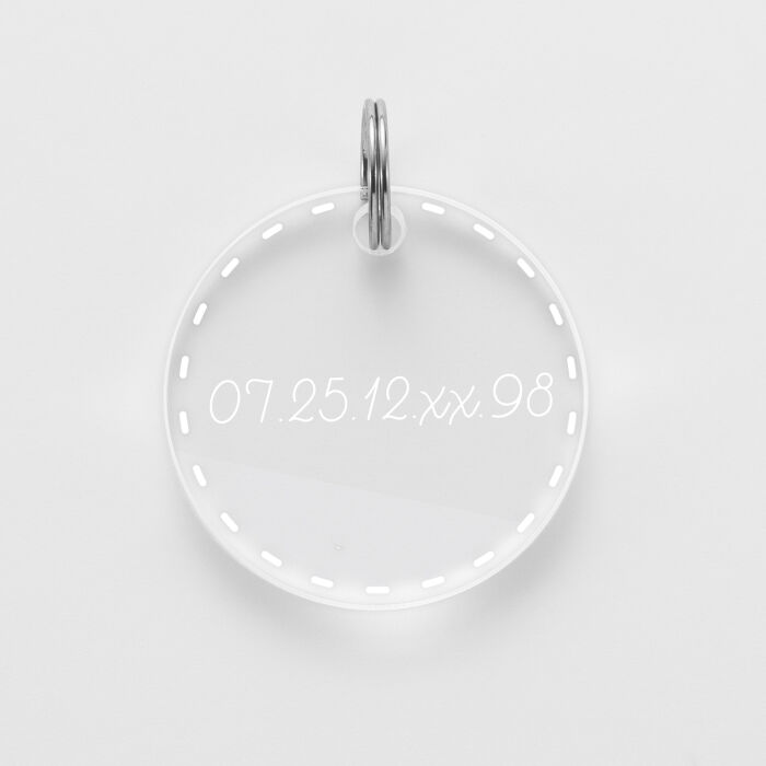 Médaille cheval personnalisée acrylique ronde M