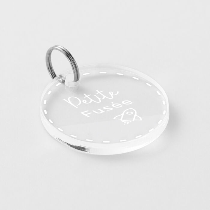 Médaille cheval personnalisée acrylique ronde M