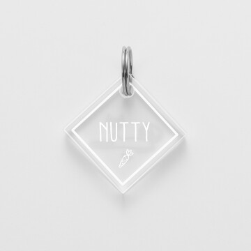 Médaille cheval personnalisée acrylique Losange S