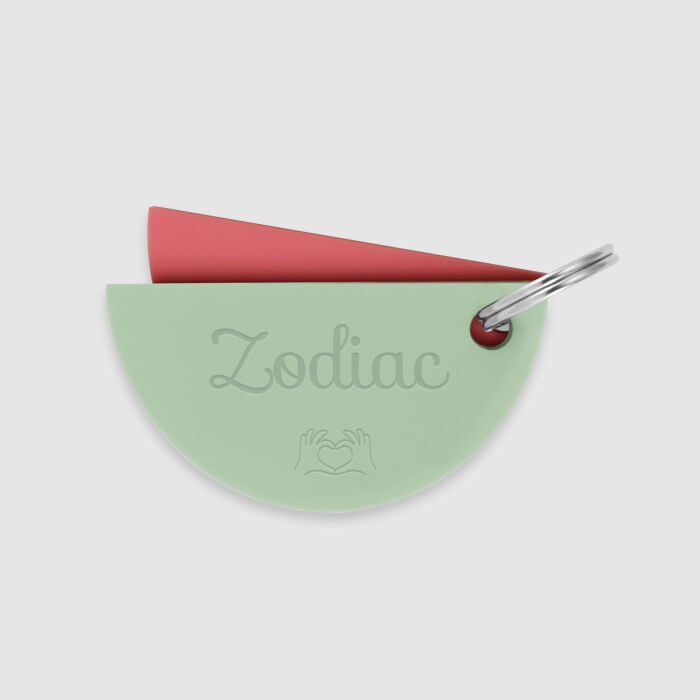 Médaille cheval personnalisée acrylique coloré Pastèque S