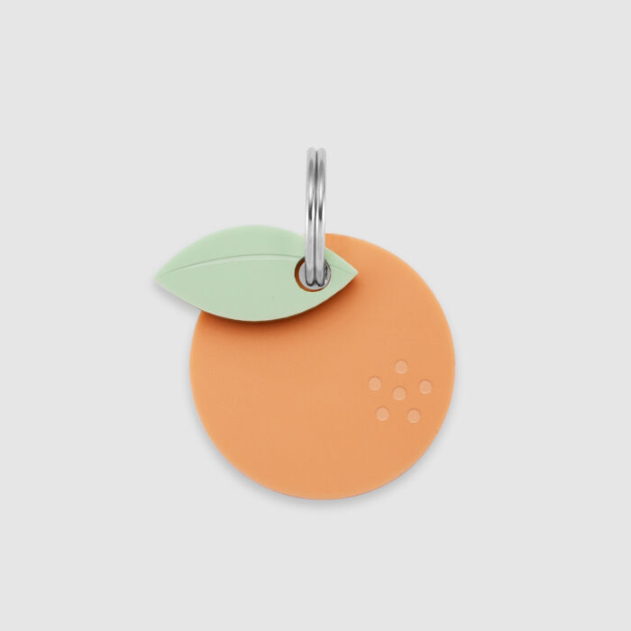 Médaille cheval personnalisée acrylique coloré Orange S