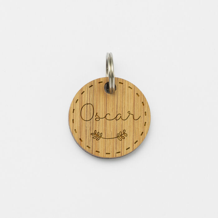 Médaille cheval personnalisée bois ronde S