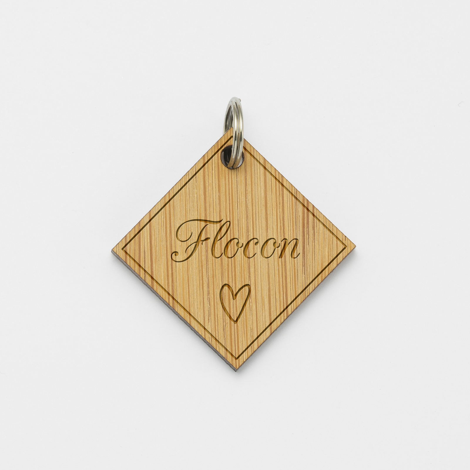 Médaille personnalisée cheval ronde bois L | Petite Balzane