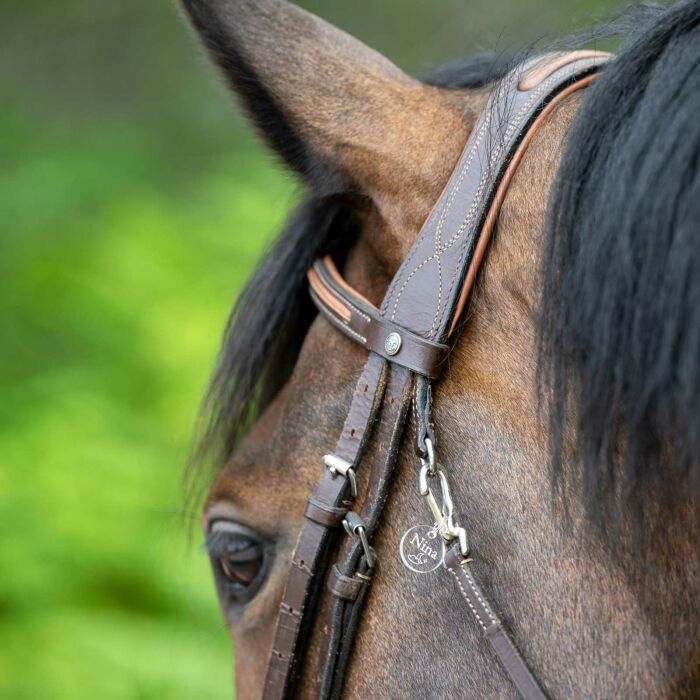 Médaille cheval personnalisée acrylique ronde S