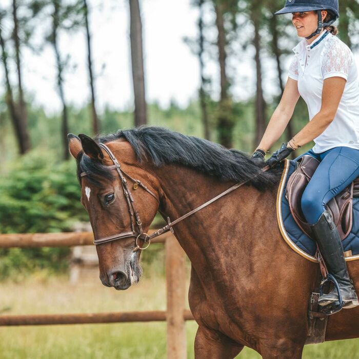 Médaille cheval personnalisée acier inoxydable coeur S