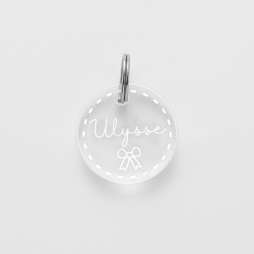 Médaille cheval personnalisée acrylique ronde M